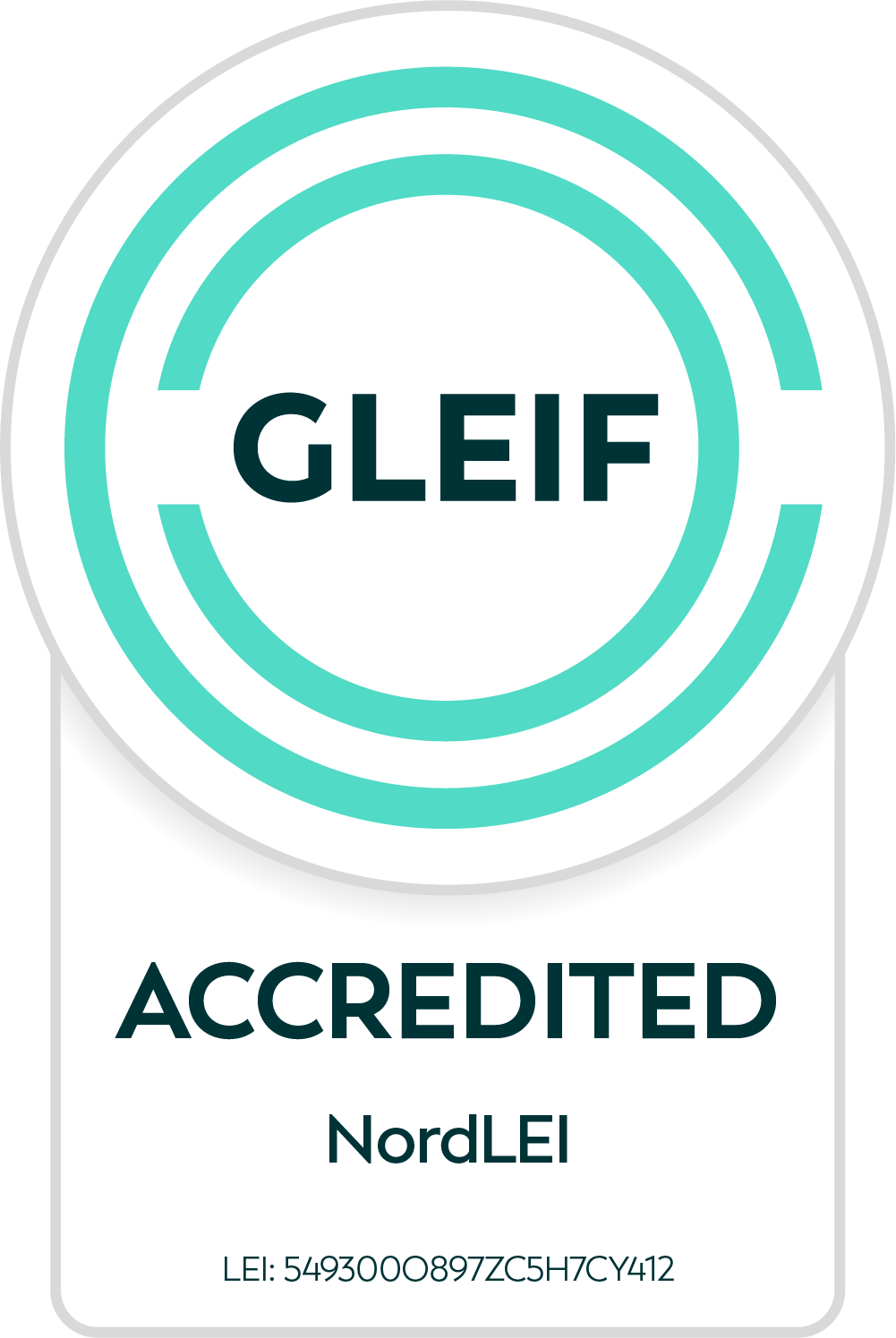 GLEIF accredited seal